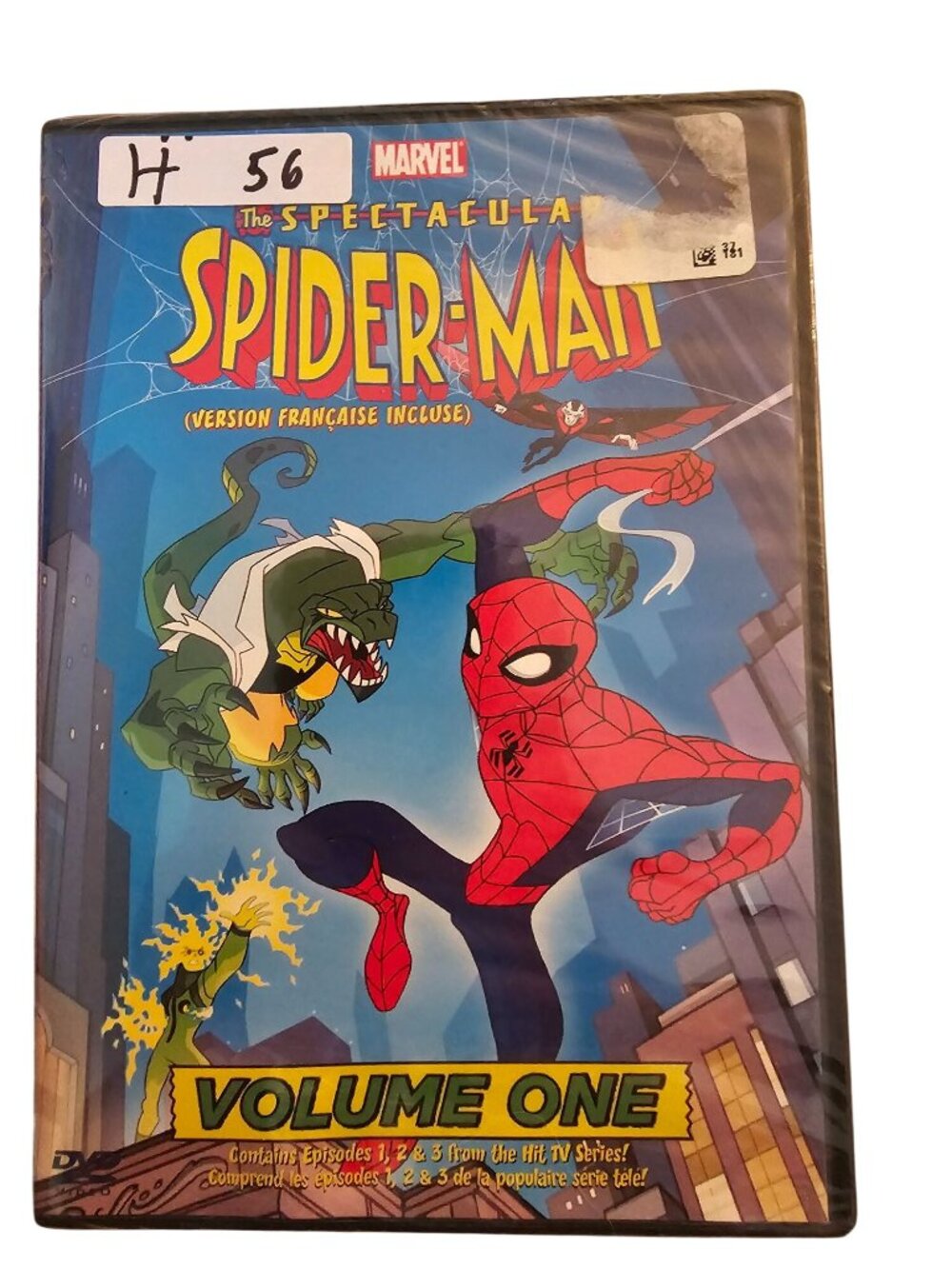The Spectacular Spider-Man Volume One DVD (Episodes 1-3) Marvel Animated Series